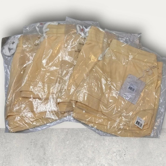 PJ Salvage Everyday Fade Away Lounge Pajama Shorts Sunshine XS - Picture 5 of 8